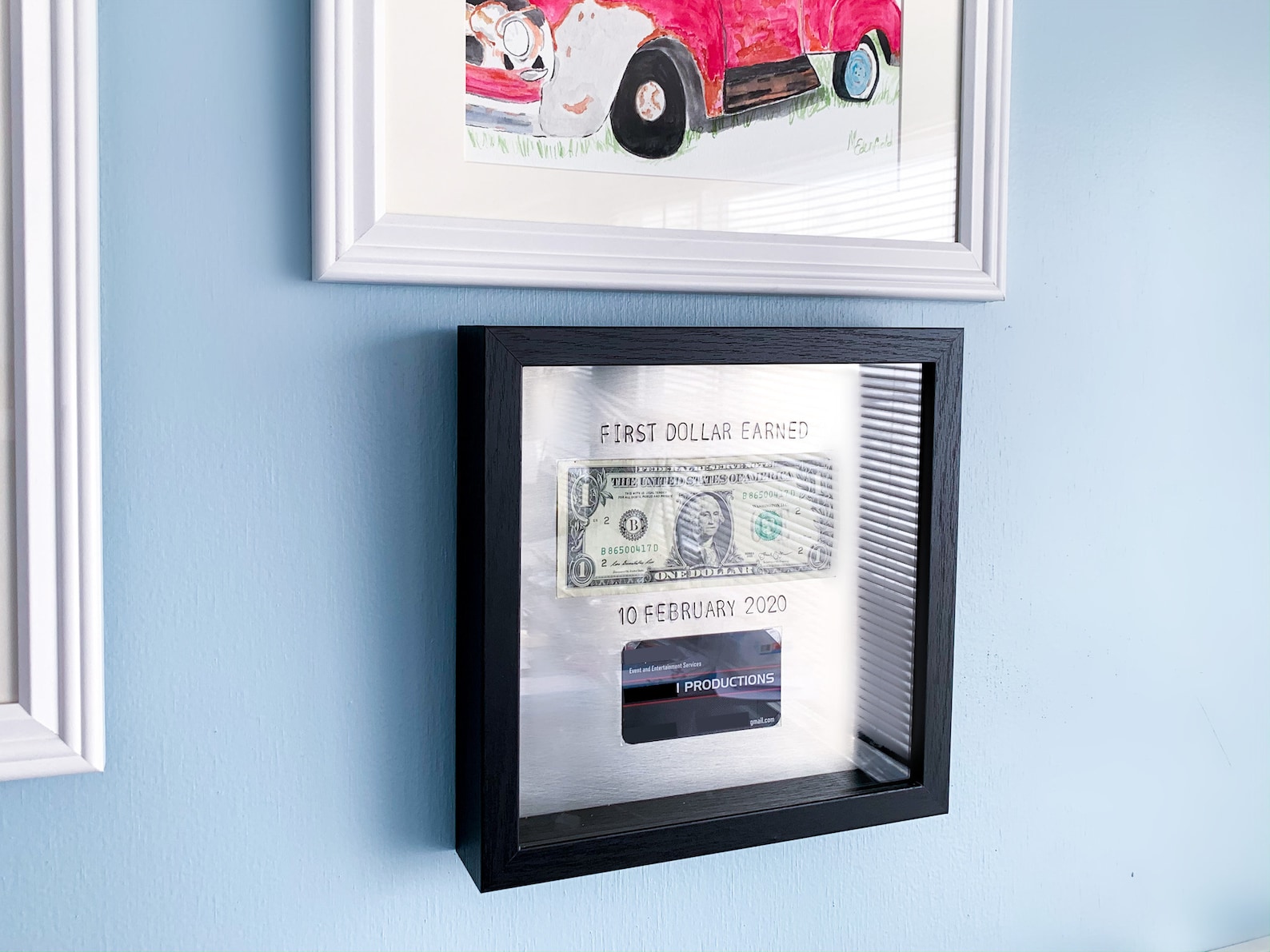 New Business Owner Gift First Dollar Earned Frame Etsy