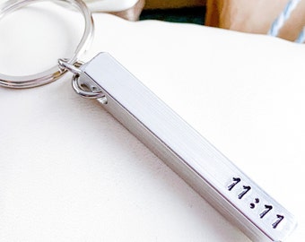 1111 Make a wish keychain, 222 444 777, Angel number keychain gift, good luck charm key chain, Make a wish gift for men, Eleven eleven