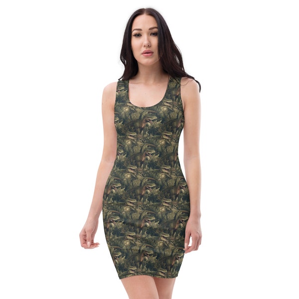 Dinosaur Jumper Dress - Rex