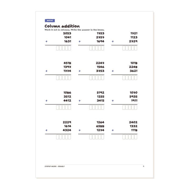Year 6 Transition Workbook Secondary School Prep Maths English Word Problems Practice Tests 11 Plus Exam Prep PDF Worksheets – Seitenvorschau 1