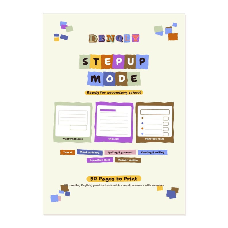 STEP UP MODE – Ready for Secondary School, with Practice Tests