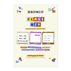 CLASS 6/7 – Practice Book for Years 6 and 7