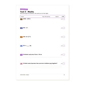 Year 6 Transition Workbook Secondary School Prep Maths English Word Problems Practice Tests 11 Plus Exam Prep PDF Worksheets – Seitenvorschau 5