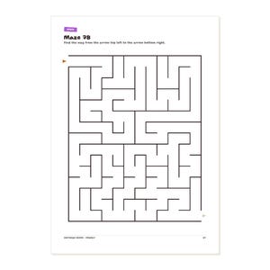 Kids Travel Activity Book Printable Road Trip Activities Fun Car Games Word Search Mazes Dot to Dot 482 Pages A4 PDF – Seitenvorschau 1