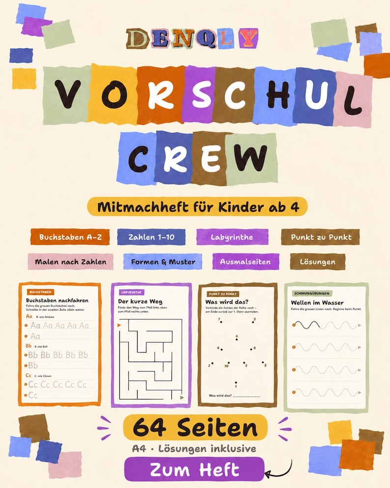 VORSCHUL CREW – Vorschulheft ab 4 – Ansicht 4