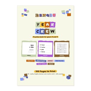 YEAR CREW – Practice Book for Years 3 and 4 with Answers
