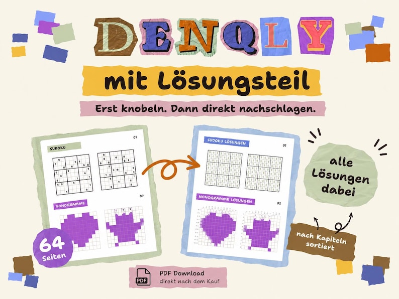 DENK MODE – Rätselbuch, 64 Seiten – Ansicht 3