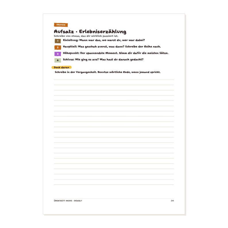 Übertritt 4. Klasse Übungsheft Mathe Deutsch Vorbereitung 5. Klasse Probeunterricht Gymnasium Realschule PDF – Seitenvorschau 4
