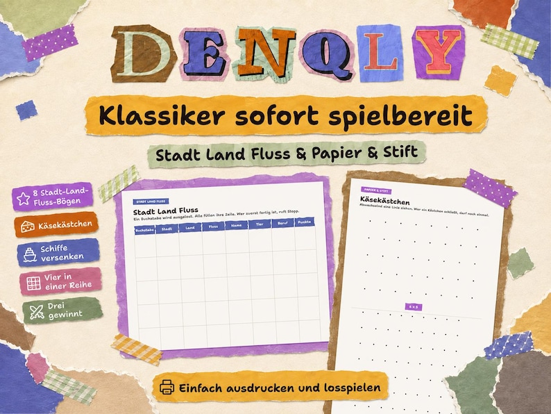 SPIEL MODE – Spieleabend zum Ausdrucken – Ansicht 3