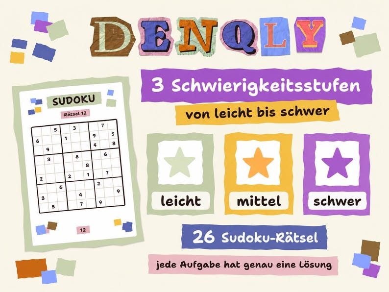 DENK MODE – Rätselbuch, 64 Seiten – Ansicht 2