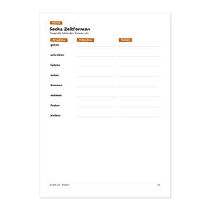 Übungsheft Klasse 6 und 7 PDF Mathe Deutsch Englisch Arbeitsblätter Bruchrechnen Grammatik Zeiten Mittelstufe Lernheft A4 – Seitenvorschau 4