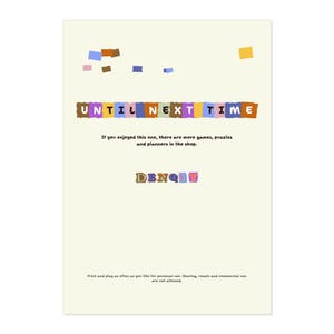 Printable Escape Room Game The Night Train DIY Escape Room Kit Family Game Night Puzzle Party Game Teens and Adults PDF Download – Seitenvorschau 6
