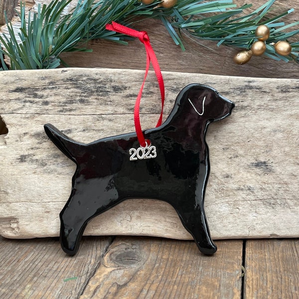 Ceramic Black Lab Etsy