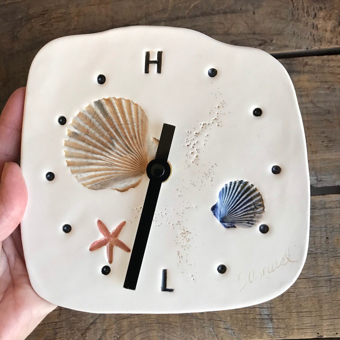Tide Clock Ceramic Starfish Tide Clock Sailboat Tide Clock Etsy
