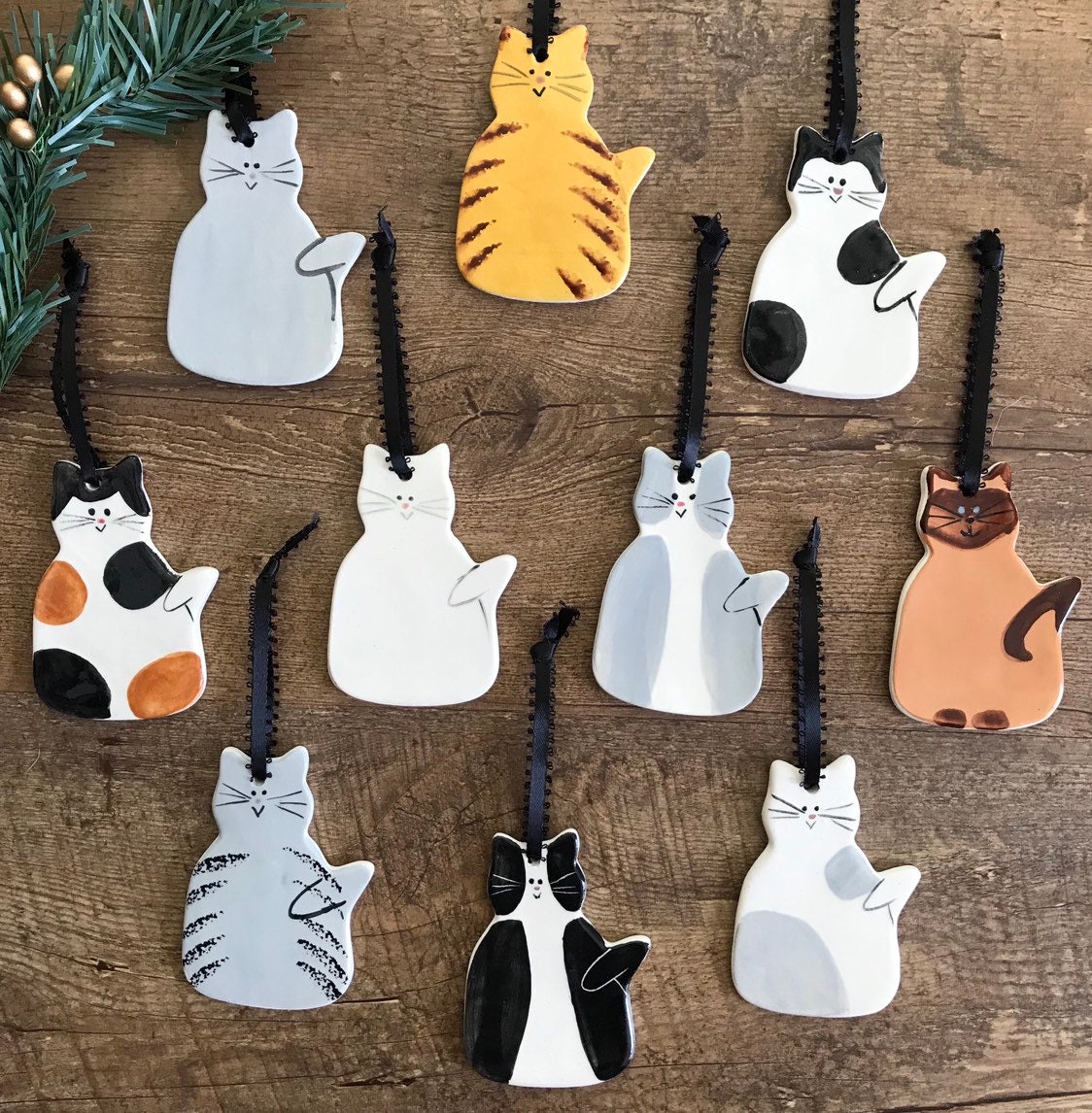 Cat Ornament new kitten Ornament handmade cat ornaments Etsy