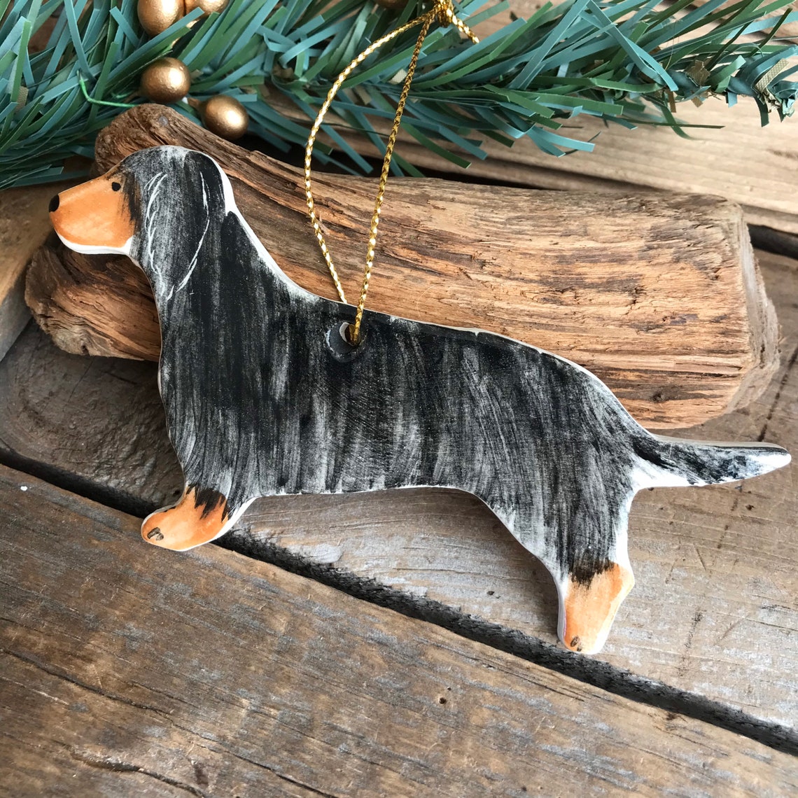2021 Dachshund ornament Ceramic coated Dachshund ornaments Etsy