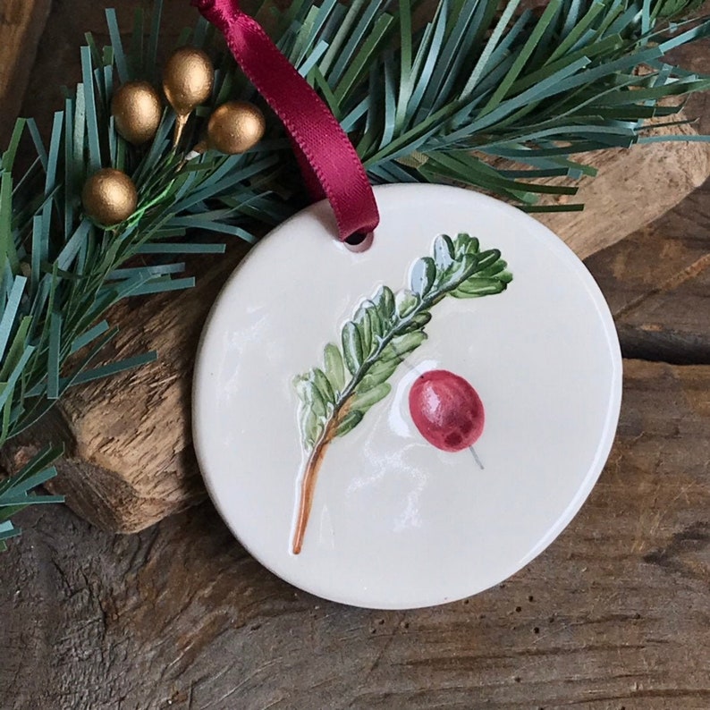 Cranberry Vine Ornament Cape Cod Cranberry Ornament 2022 Etsy