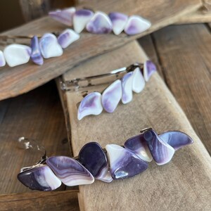 Wampum Barrette : Handmade Wampum Hair Clip, eco-friendly Native American gifts image 18