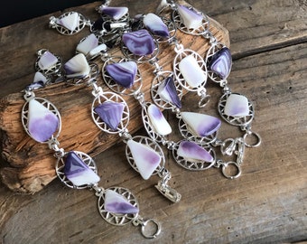 Handmade Wampum Bracelet : Polished quahog shell Jewelry, Martha's Vineyard Gift Gift