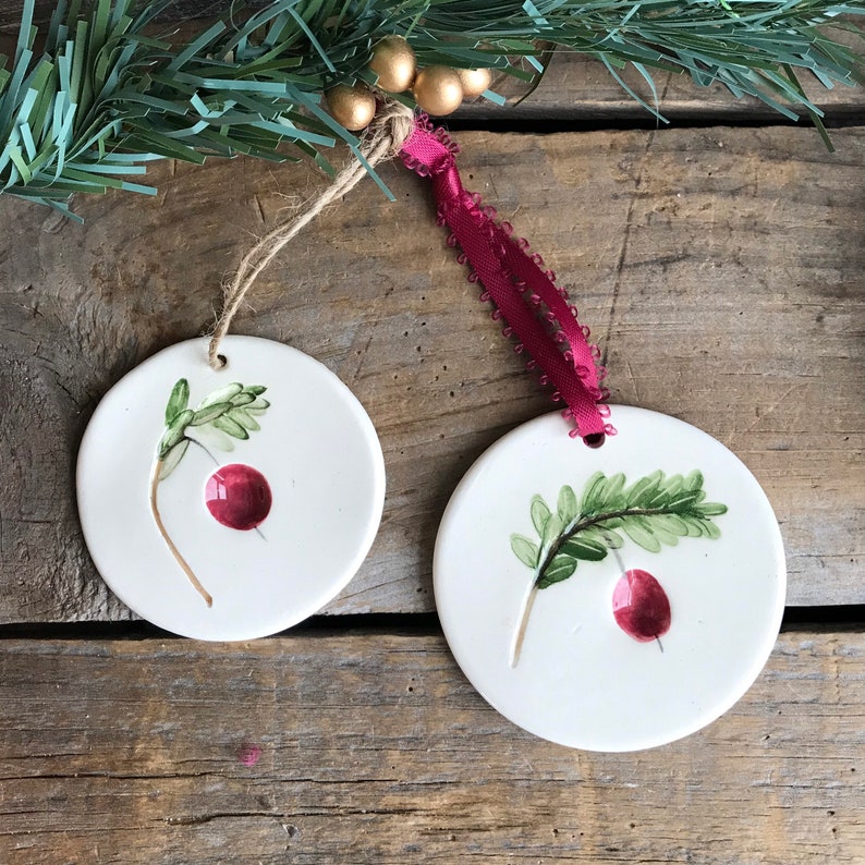 Cranberry Vine ORNAMENT Cape Cod cranberry Ornament ceramic Etsy