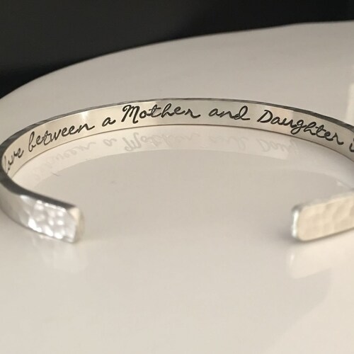 Personalized Mother Daughter Bracelet Set Mom Bracelet Etsy