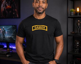 Gamer T-Shirt, Retro Video Game Graphic, Geek Culture Apparel, Gift for Gamers
