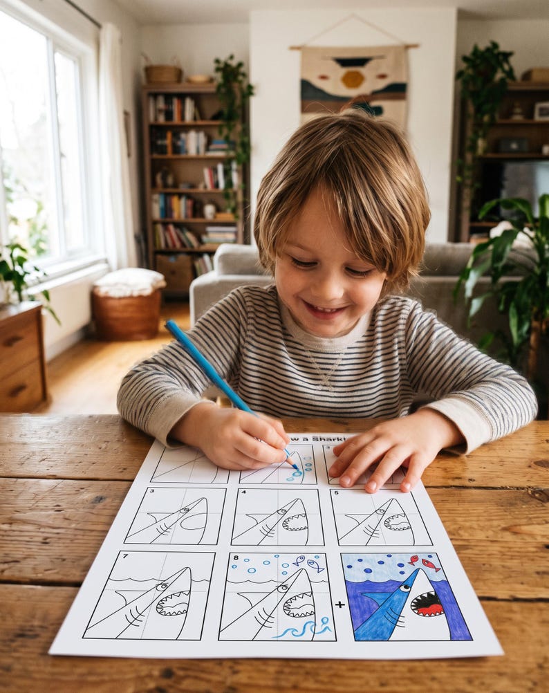 Cute Character Drawing Workbook for Kids, Step-by-step Cartoon Drawing ...