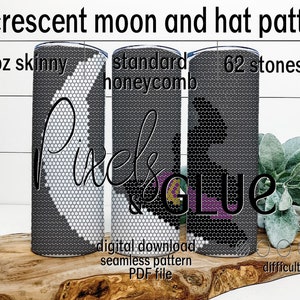 Standard Honeycomb 20 oz Crescent Moon Witch Hat