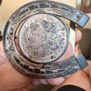 1921 Morgan Silver Dollar Belt Buckle - Etsy