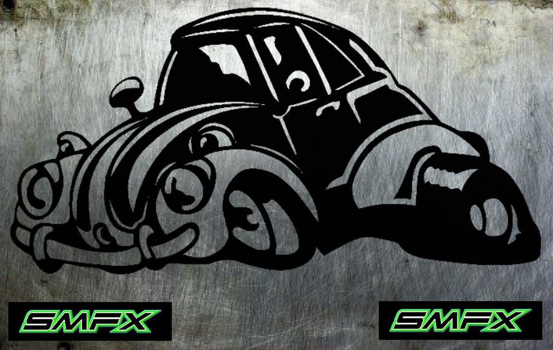 VW bug wall art punch bug volkswagen speed bug Etsy