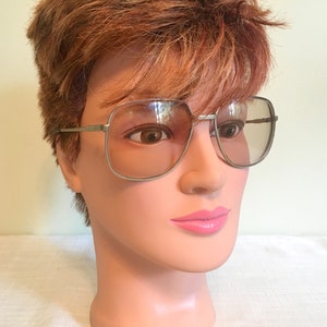 Rodenstock Vintage Glasses/Hendrik Rock Eyeglasses/1970&#39;s German Eyeglasses/Steel Frame Eyeglasses/Rodenstock Vintage Eyewear/No Noseguards