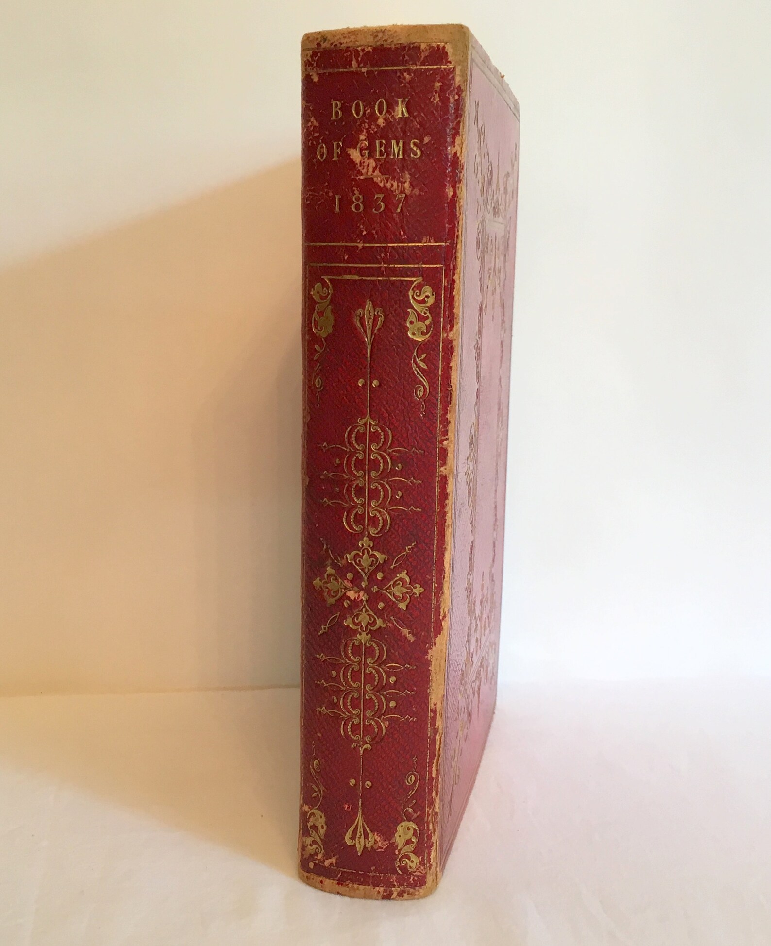 Antique FOREEDGE Painting Book of Gems 1837 the Poets & Etsy