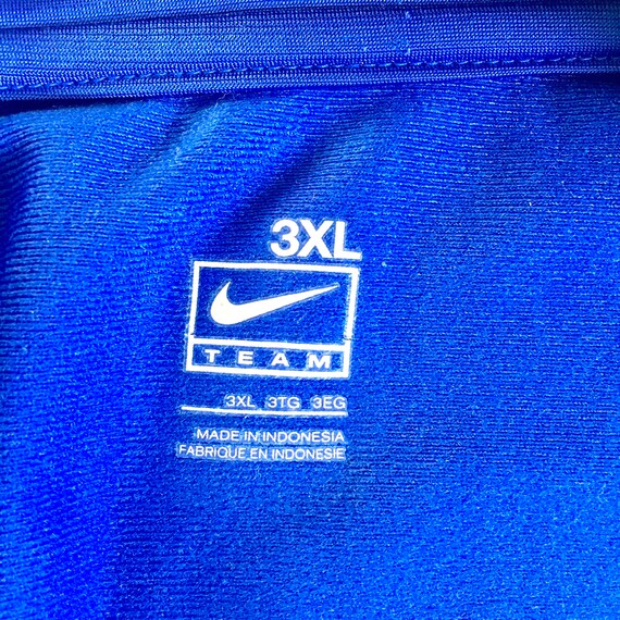 Vintage Men's 3XL Nike Warm Up Jacket/Royal Blue … - image 4