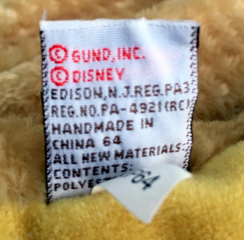 Download Gund Pooh BearGUND Disney BearPooh Bear BlankieGund Disney ...