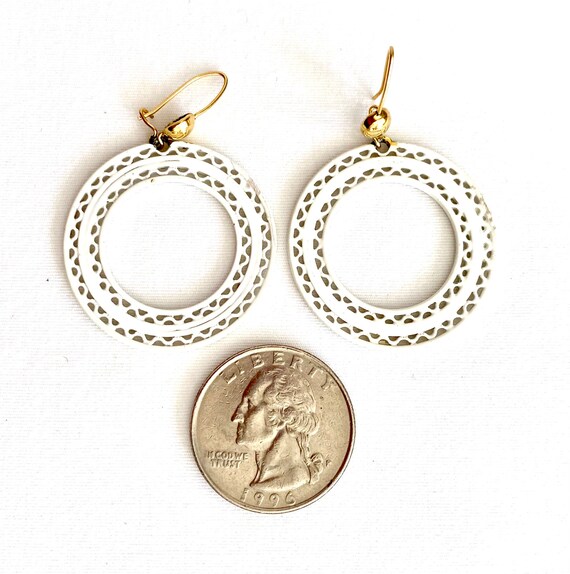 Lot De 6 Paires De Boucles D'oreilles Fantaisie Vintage à Clip - Doré - État D'usage