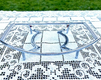 Vintage Corningware Metal Trivet, Ribbed Handle Casserole Stand