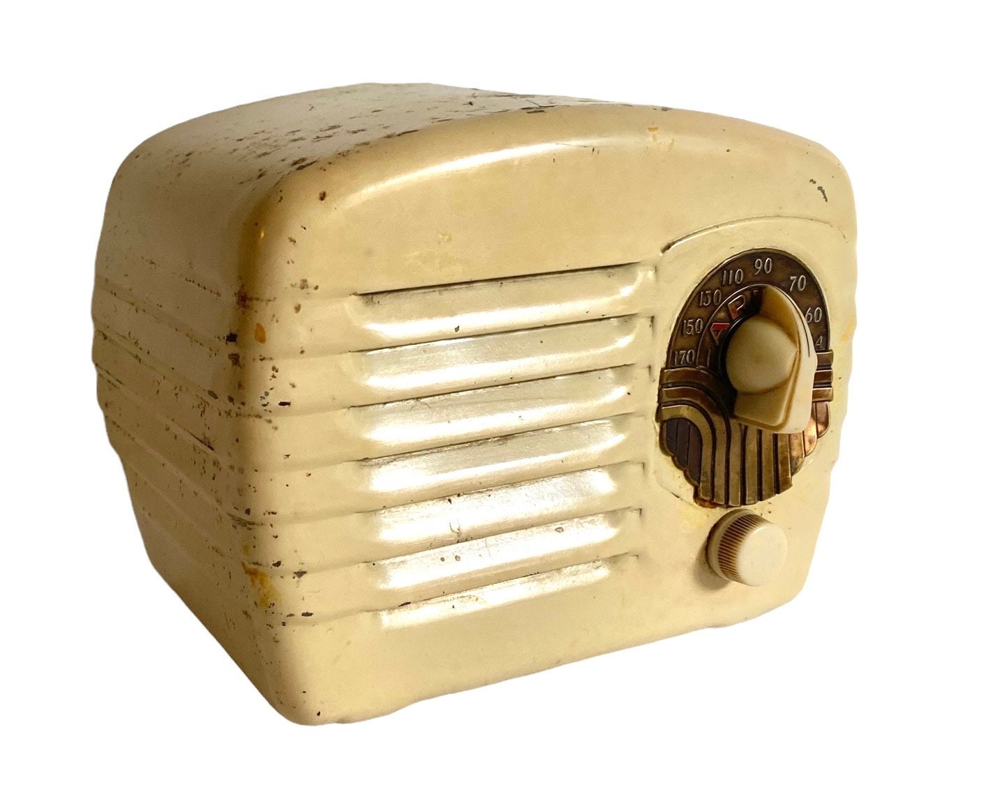 ARVIN 422 Radio/1941 Metal Case Tube Radio/working AM Noblitt