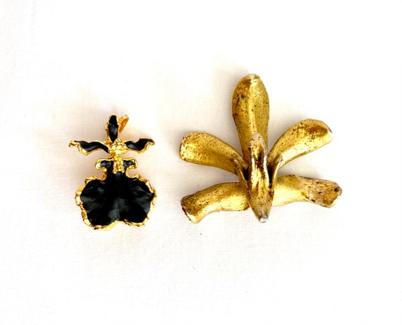 Risis orchid brooch sale