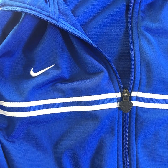 Vintage Men's 3XL Nike Warm Up Jacket/Royal Blue … - image 3