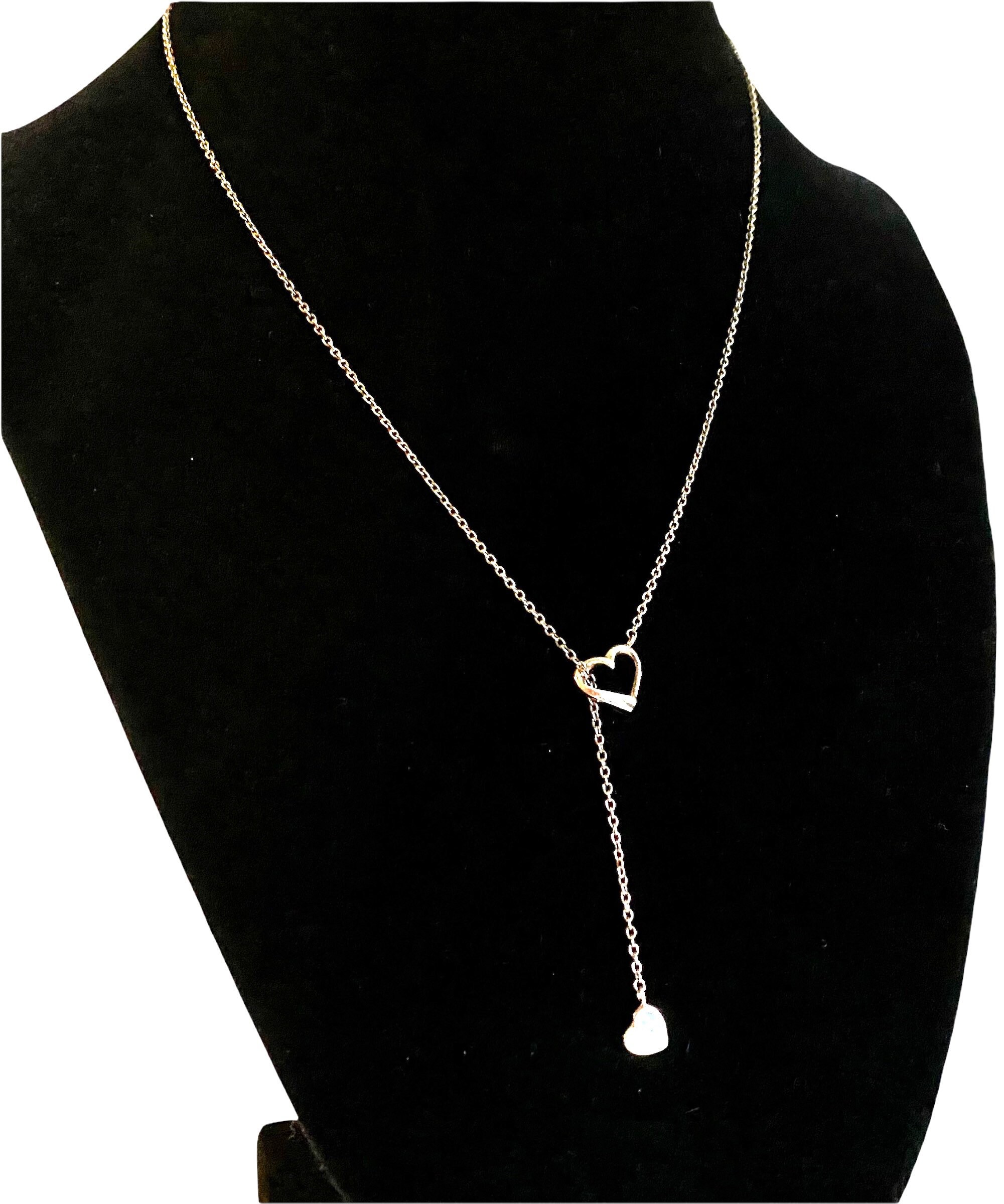 ネックレス・ペンダント VERY VINTAGE TINY BLACK SILVER HEART PENDANT NECKLACE VERY VINTAGE TINY BLACK SILVER HEART PENDANT NECKLACE
