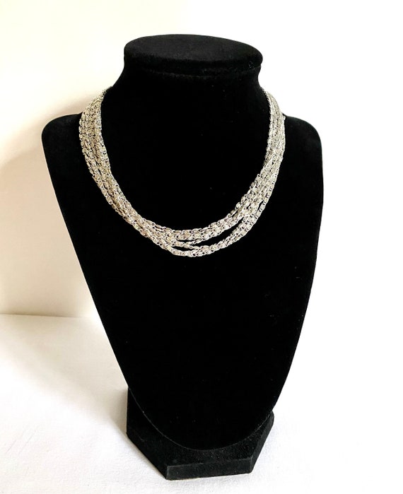 Sarah Coventry Multi Strand Chain Choker/60s Sara… - image 4