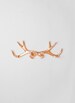 Gold Faux Deer Antler rack - Faux Deer Antler Wall Hook & Jewelry Organizer - Resin Antler Coat Rack  - Faux Gold Antler Wall Decor by WFT 