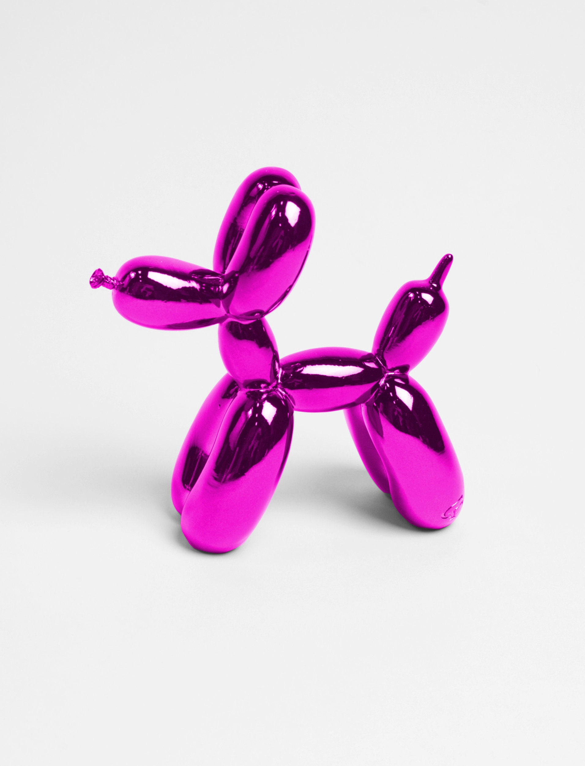 The Balloon Dog Metallic Fuchsia Table Top Balloon Dog Etsy