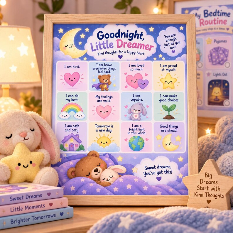Kit imprimable pour la routine du coucher des enfants | Emploi du temps ...