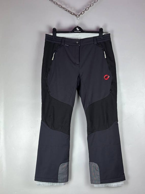 Mammut, Mammut Womens Schoeller Softshell Hiking Outdoor Pants Black Size EU 44 XL Vintage