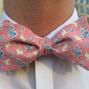 Bunny Bow Tie - Pink
