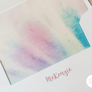 Tye Die Cartes de notes personnalisées, Papeterie personnalisée, Stationnaire esthétique, Stationnaire personnel, Cartes de remerciement de mariage Ensemble stationnaire personnel