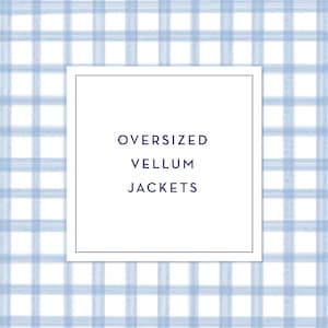 Oversized perkament jassen, perkament wrap voor grote uitnodigingen, bruiloft uitnodiging perkament, groot perkament jassen, A9 perkament jassen
