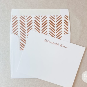 Briefpapier op maat visgraat | Persoonlijk briefpapier voor vrouwen | Briefpapier bruiloft bedankkaarten Custom notitiekaarten Aesthetic stationary set