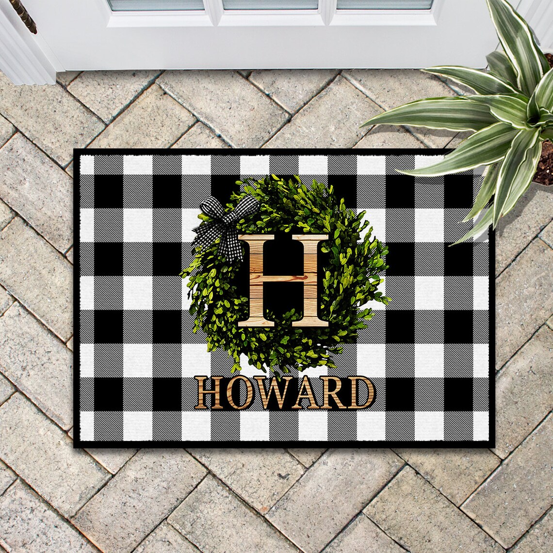Door Mat Personalized Mat Outdoor or Indoor Mat Floor Mat Etsy